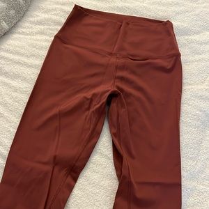 CRZ YOGA brown/red leggings